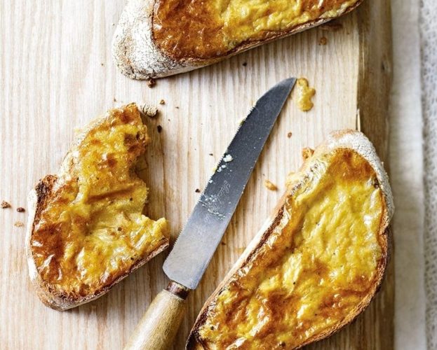 healthier Welsh rarebit