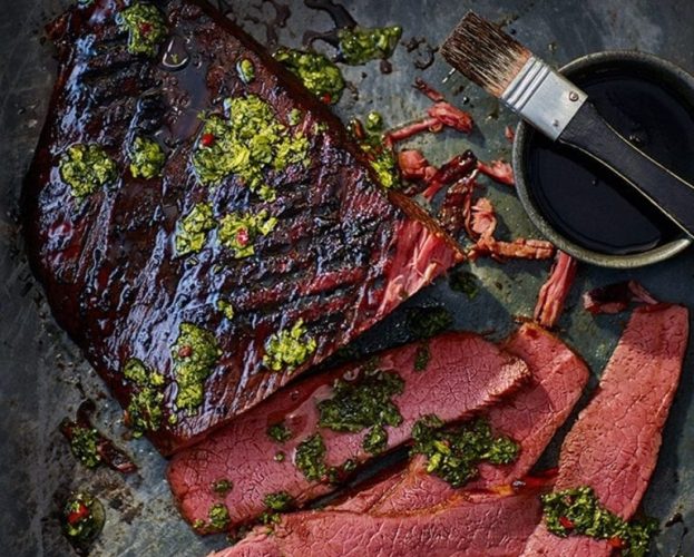 stout glazed salt beef