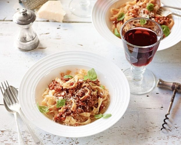 Pork tagliatelle