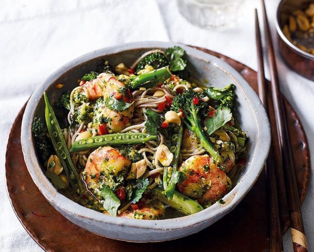 pesto noodle salad