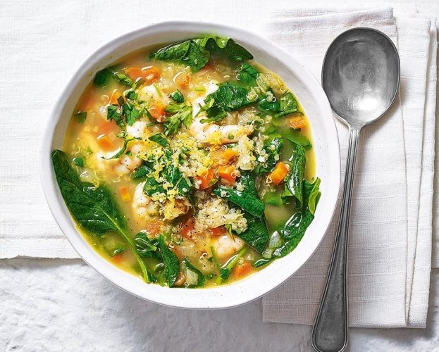 quinoa broth