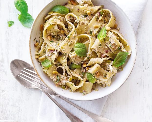 Olive pappardelle