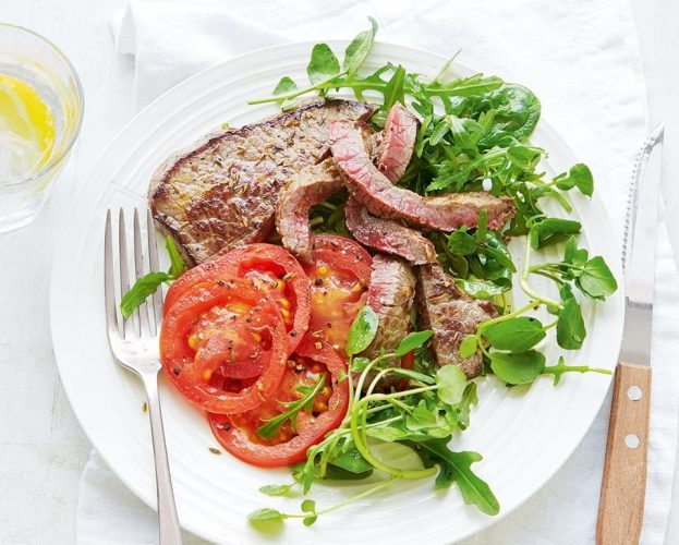 spiced steak
