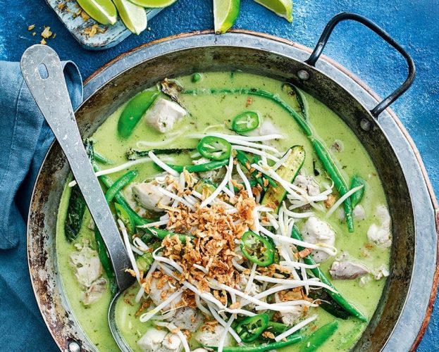 Thai green chicken curry