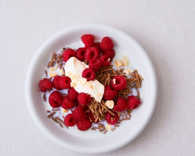 All-Bran fruit and nut breakfast bowl