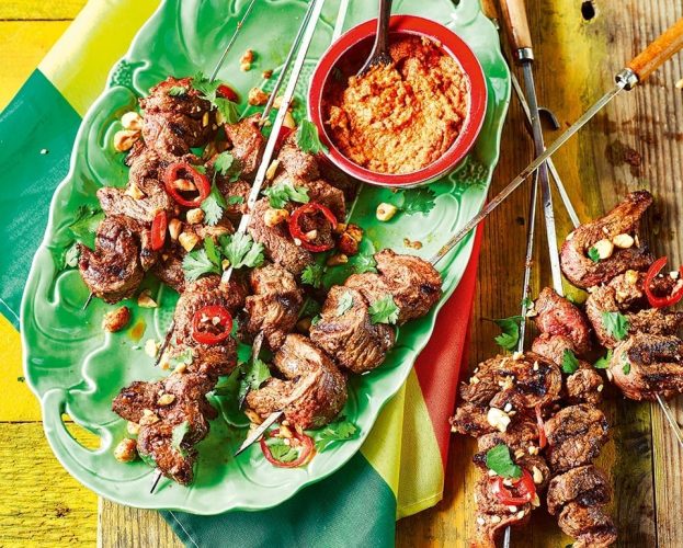 Beef skewers