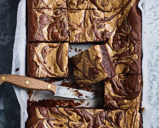 Peanut butter brownies