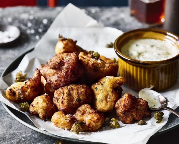 Salt cod fritters