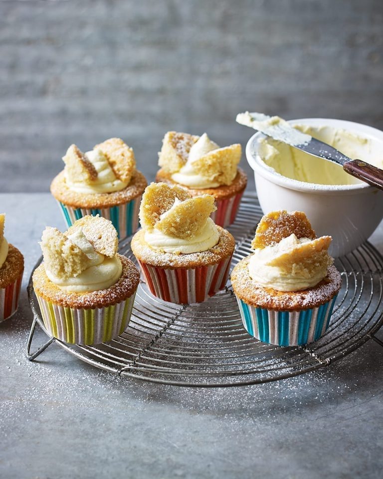 Vanilla butterfly cupcakes