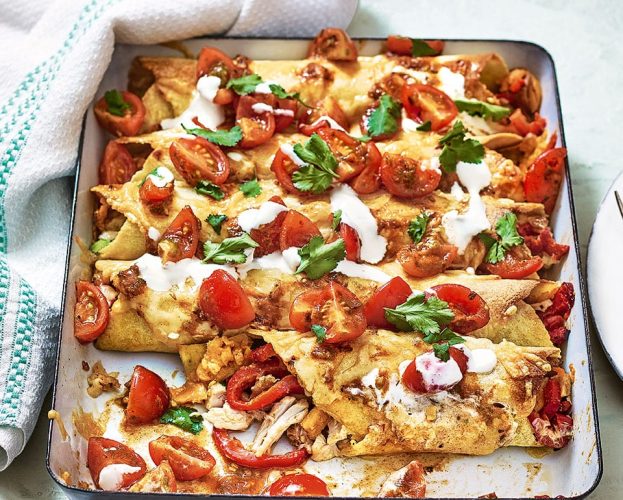 Turkey enchiladas