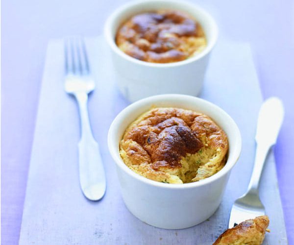Mackerel and horseradish souffle