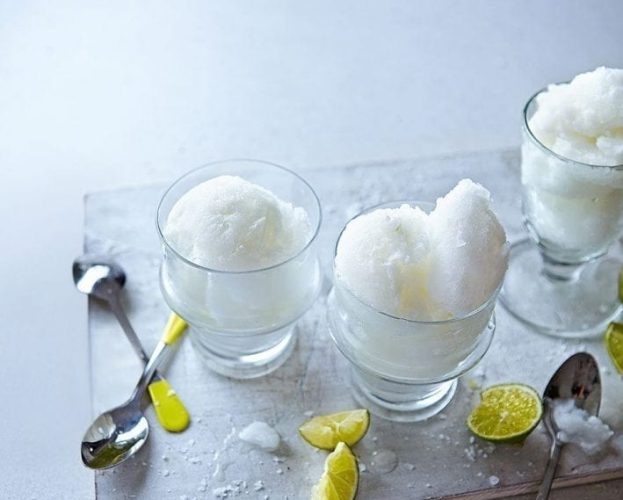 yuzu margarita sorbet