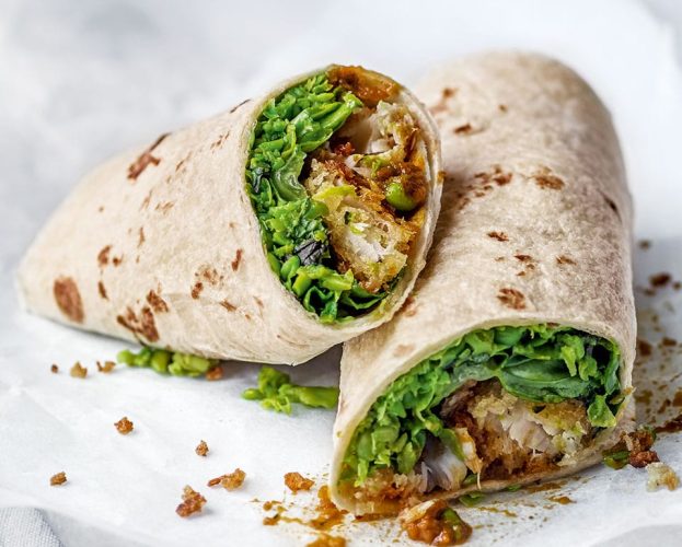 Fish and chip wraps