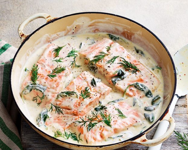 salmon in maple sauce