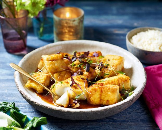 red-cooked cod