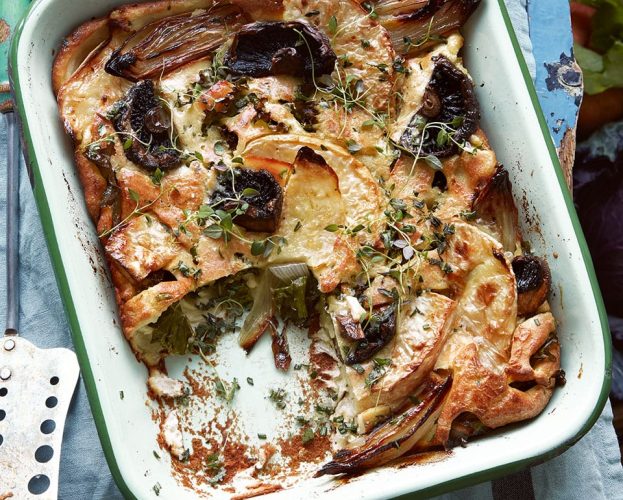 mushroom Yorkshire pudding