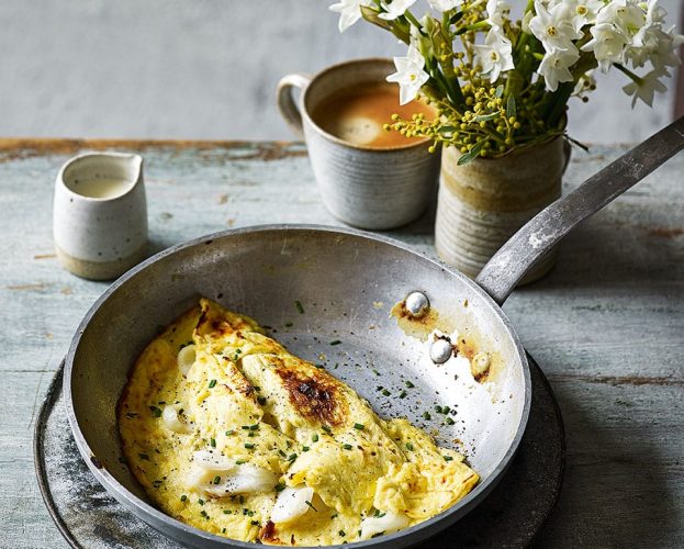Quick omelette Arnold Bennett
