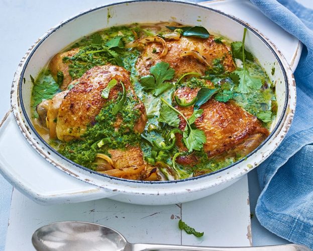 Zesty lime, coriander and coconut chicken curry