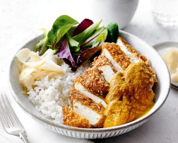 Vegan katsu curry