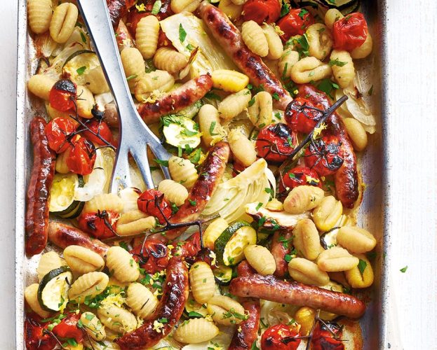 sausage gnocchi bake