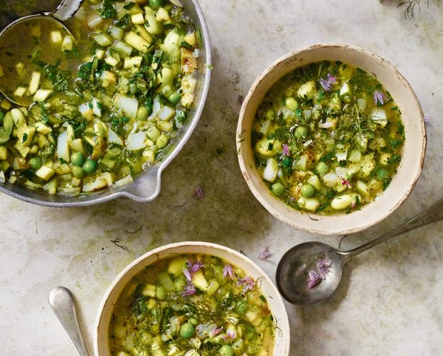 Summer garden soup