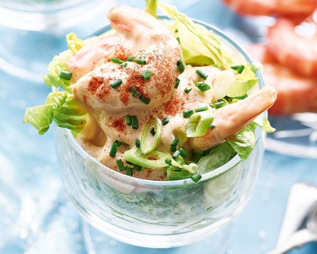 Classic prawn cocktail