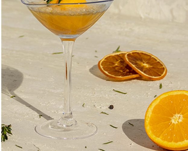 ] Orange and rosemary sgroppino