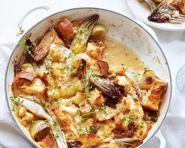 chicory and cheese panade