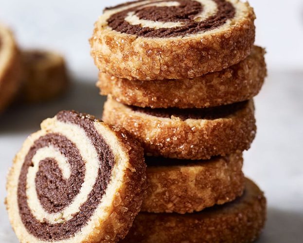 shortbread pinwheels