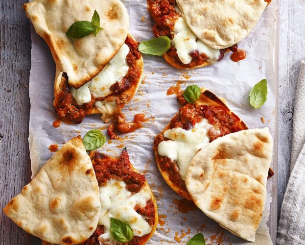 Sloppy joe flatbreads