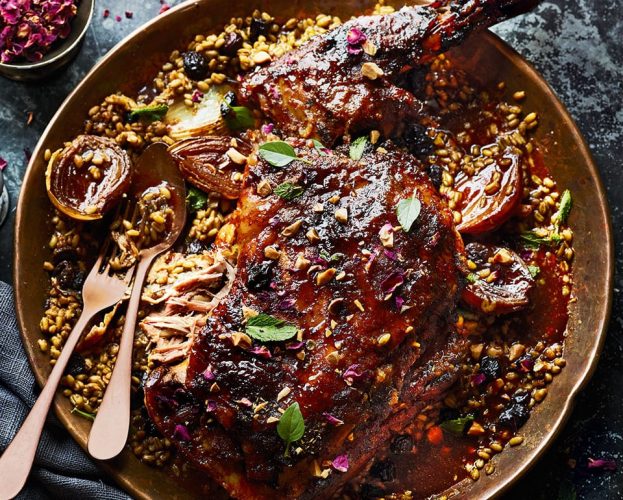 spiced lamb shoulder