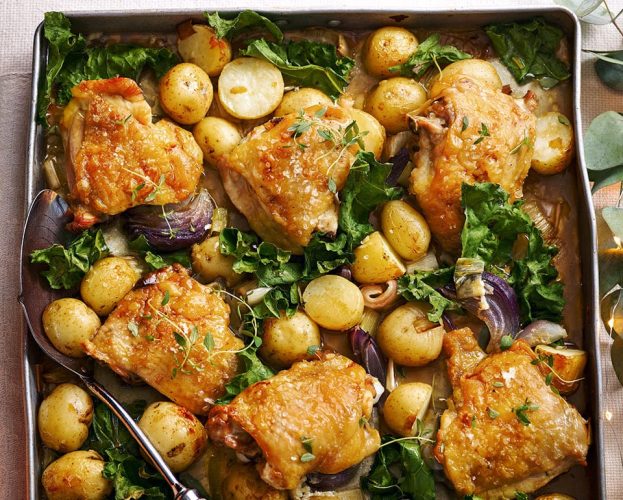 roast chicken thighs