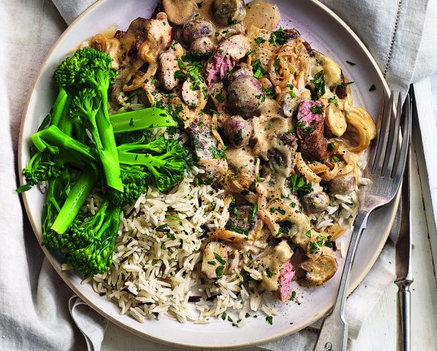 easy beef stroganoff