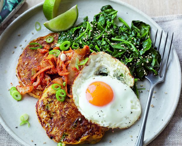kimchi potato pancakes