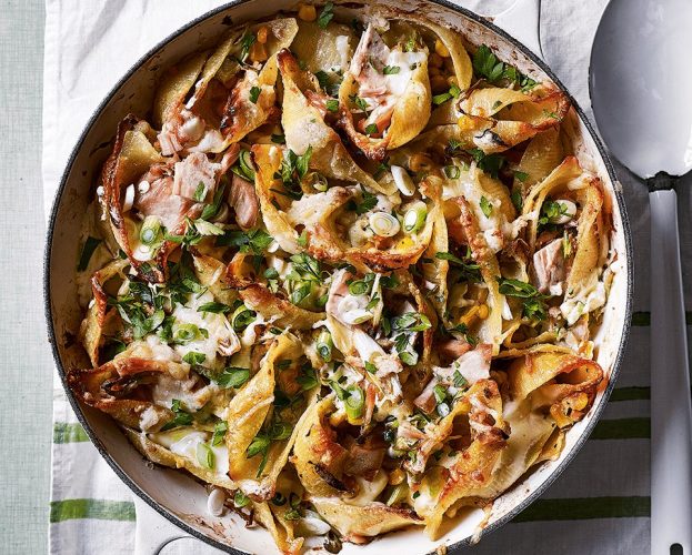 Tuna pasta shells