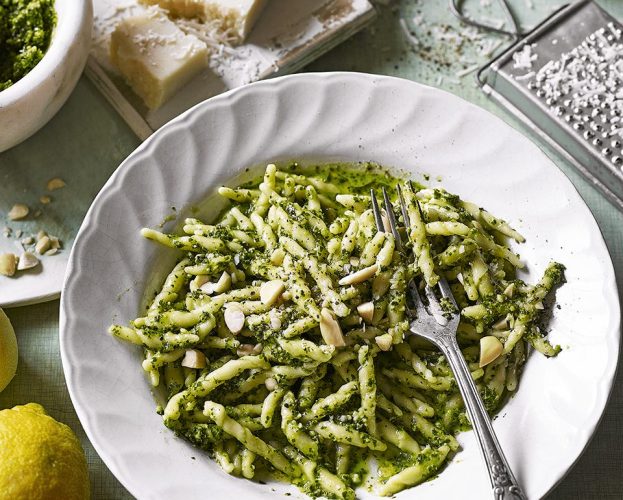 pesto trofie pasta