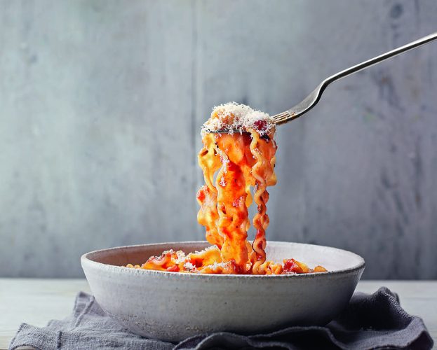 Pasta with vodka sauce