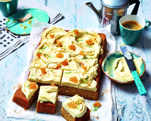 ginger drizzle traybake
