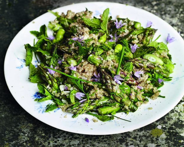asparagus and quinoa salad