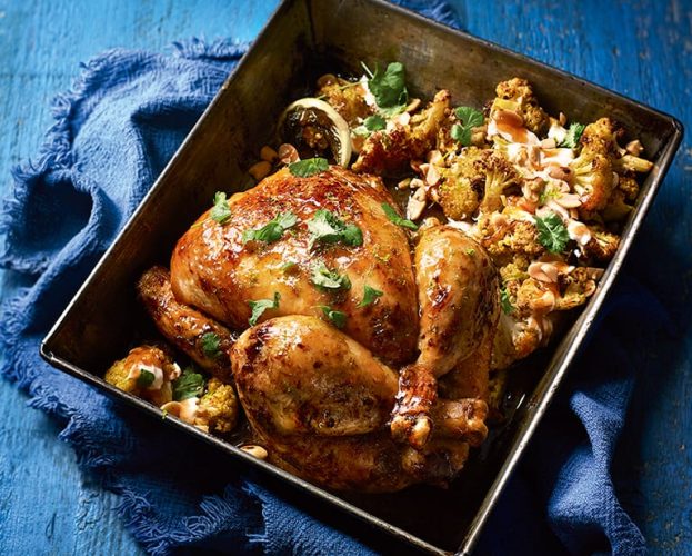 Goan roast chicken