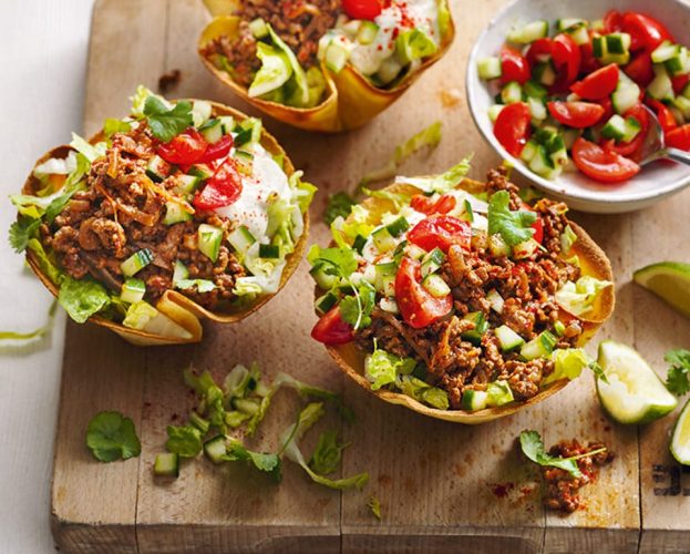 beef burrito bowls