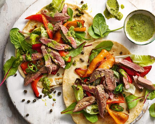 lamb flatbreads