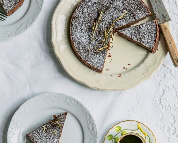 Flourless chocolate cake by Skye McAlpine