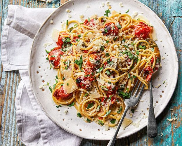 cherry tomato spaghetti