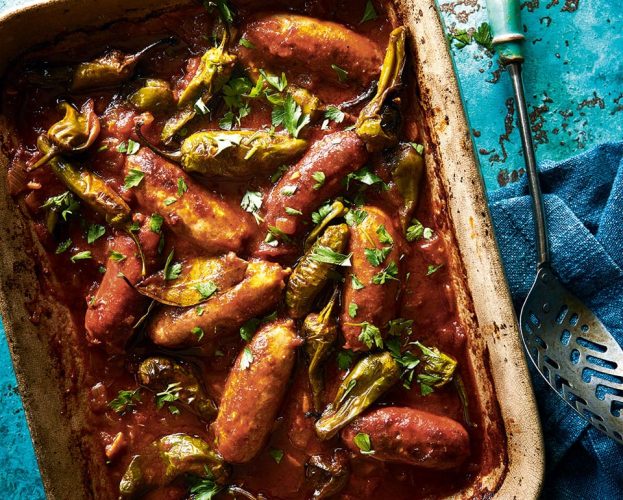 sausage chorizo and sherry casserole
