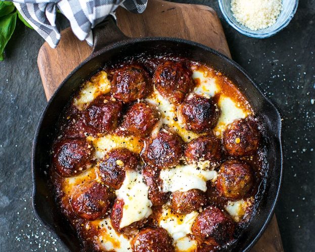 slow-baked meatballs