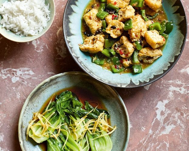 black bean tofu
