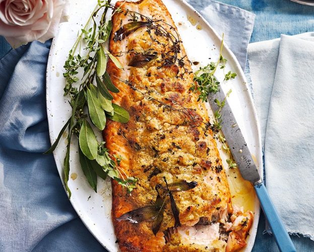 roast salmon