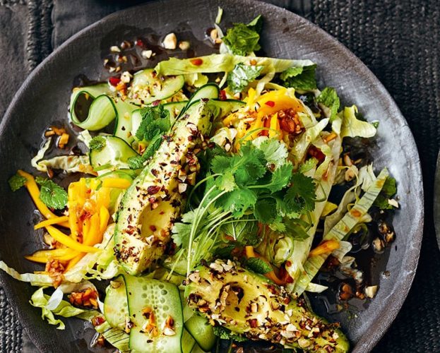 Mango and avocado salad
