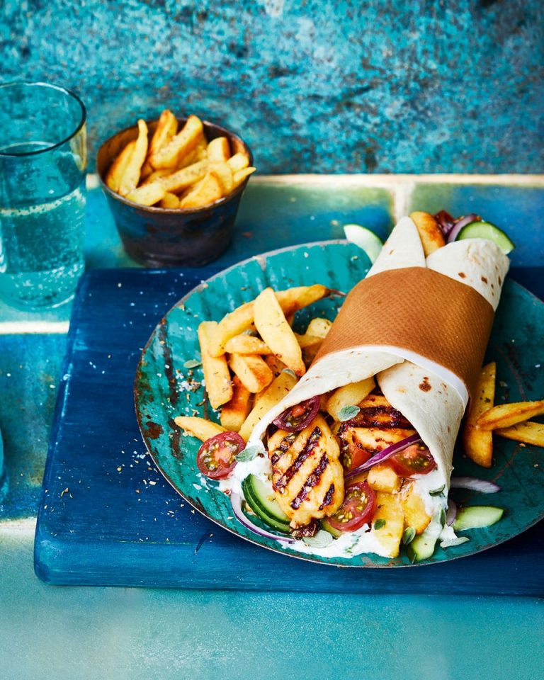 halloumi gyros